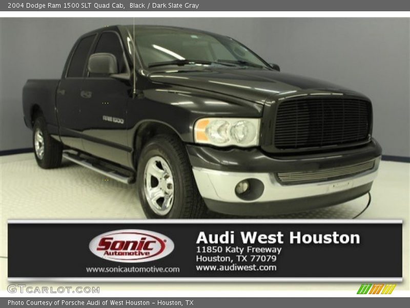 Black / Dark Slate Gray 2004 Dodge Ram 1500 SLT Quad Cab