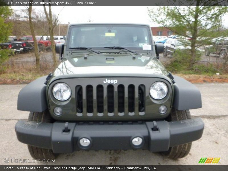 Tank / Black 2016 Jeep Wrangler Unlimited Sport 4x4