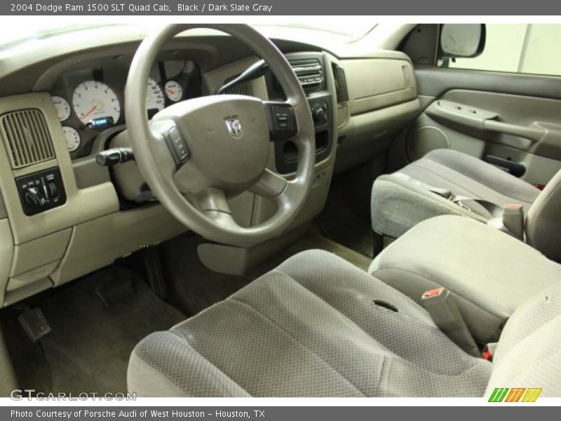 Black / Dark Slate Gray 2004 Dodge Ram 1500 SLT Quad Cab