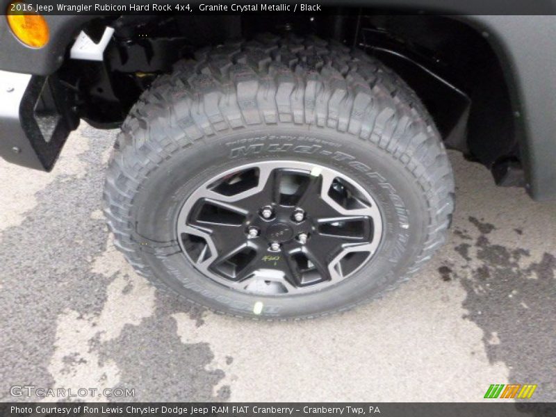 Granite Crystal Metallic / Black 2016 Jeep Wrangler Rubicon Hard Rock 4x4
