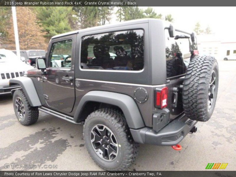 Granite Crystal Metallic / Black 2016 Jeep Wrangler Rubicon Hard Rock 4x4