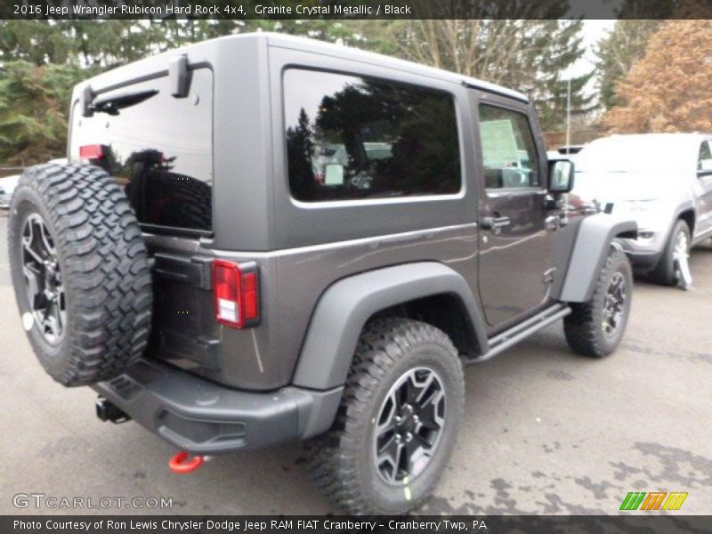 Granite Crystal Metallic / Black 2016 Jeep Wrangler Rubicon Hard Rock 4x4