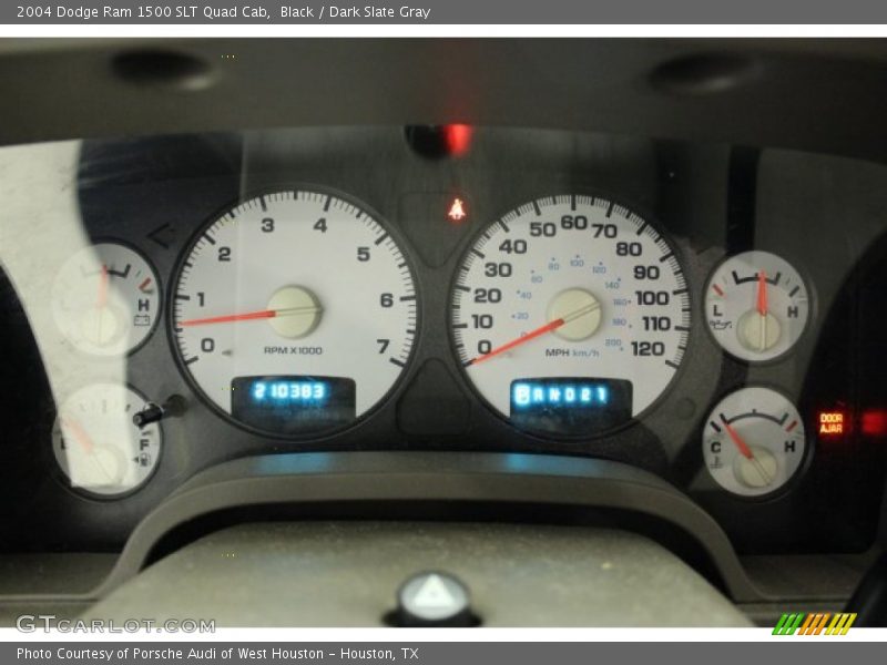 Black / Dark Slate Gray 2004 Dodge Ram 1500 SLT Quad Cab
