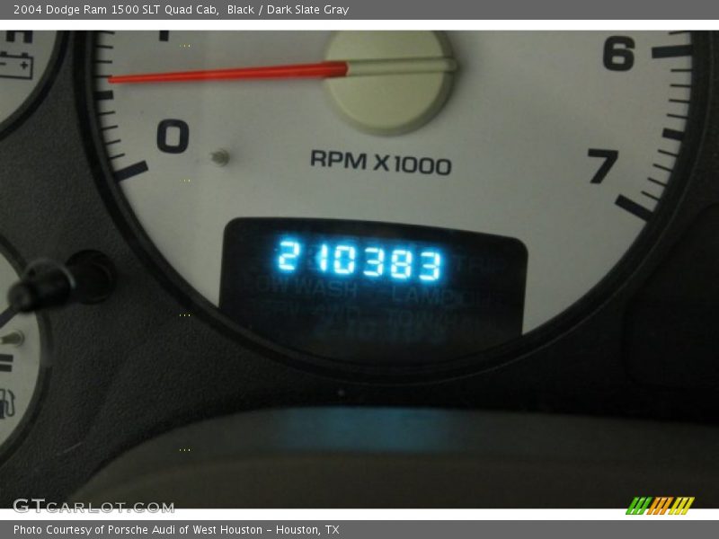 Black / Dark Slate Gray 2004 Dodge Ram 1500 SLT Quad Cab