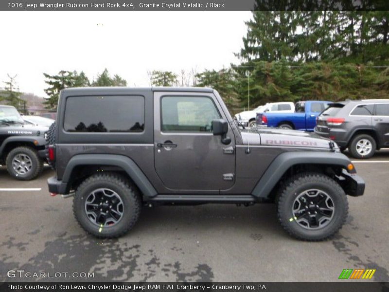 Granite Crystal Metallic / Black 2016 Jeep Wrangler Rubicon Hard Rock 4x4