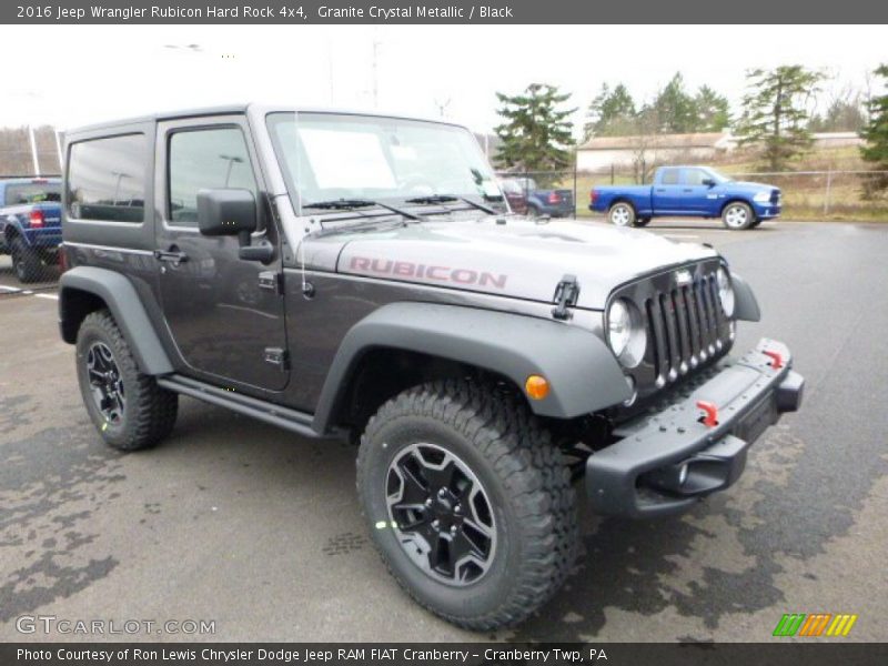 Granite Crystal Metallic / Black 2016 Jeep Wrangler Rubicon Hard Rock 4x4