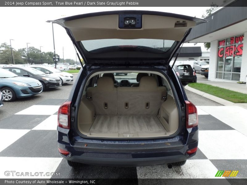 True Blue Pearl / Dark Slate Gray/Light Pebble 2014 Jeep Compass Sport