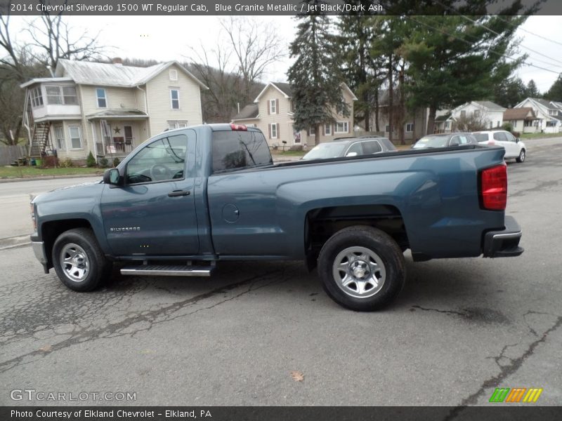 Blue Granite Metallic / Jet Black/Dark Ash 2014 Chevrolet Silverado 1500 WT Regular Cab