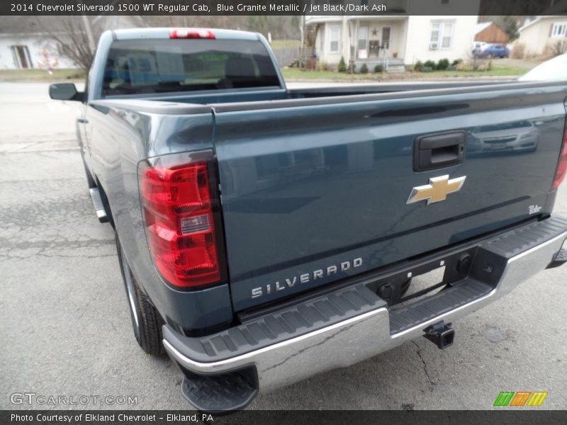 Blue Granite Metallic / Jet Black/Dark Ash 2014 Chevrolet Silverado 1500 WT Regular Cab
