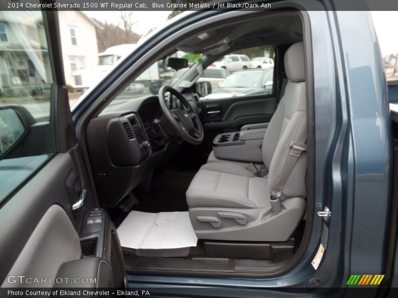Blue Granite Metallic / Jet Black/Dark Ash 2014 Chevrolet Silverado 1500 WT Regular Cab