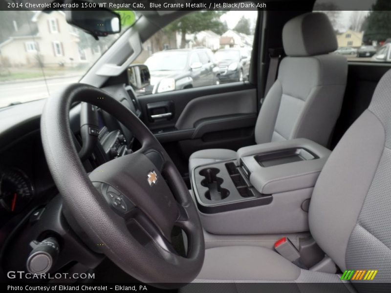 Blue Granite Metallic / Jet Black/Dark Ash 2014 Chevrolet Silverado 1500 WT Regular Cab