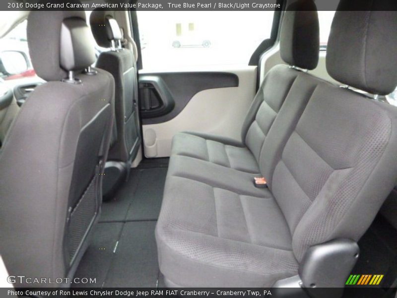 True Blue Pearl / Black/Light Graystone 2016 Dodge Grand Caravan American Value Package