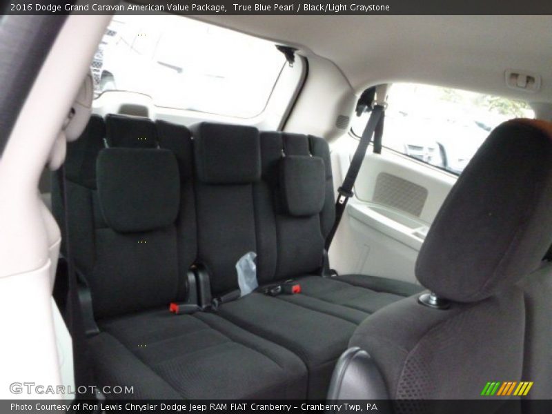 True Blue Pearl / Black/Light Graystone 2016 Dodge Grand Caravan American Value Package