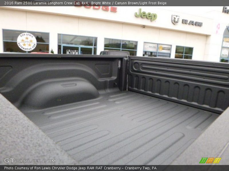Bright White / Canyon Brown/Light Frost Beige 2016 Ram 2500 Laramie Longhorn Crew Cab 4x4