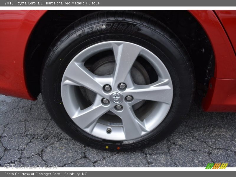 Barcelona Red Metallic / Bisque 2013 Toyota Corolla S