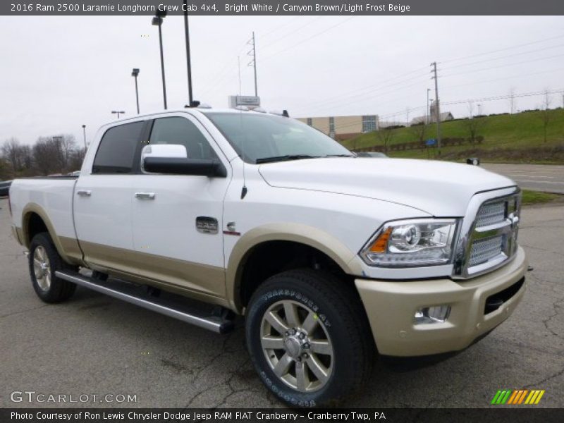 Front 3/4 View of 2016 2500 Laramie Longhorn Crew Cab 4x4