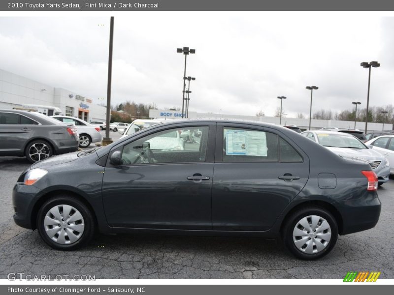 Flint Mica / Dark Charcoal 2010 Toyota Yaris Sedan