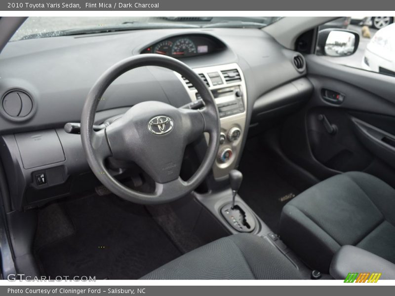 Flint Mica / Dark Charcoal 2010 Toyota Yaris Sedan