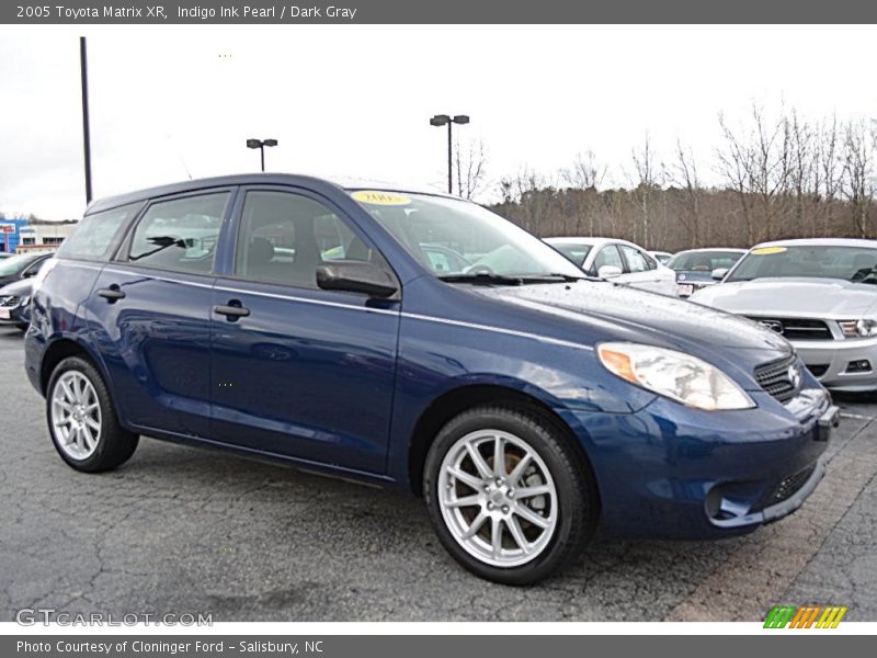Indigo Ink Pearl / Dark Gray 2005 Toyota Matrix XR