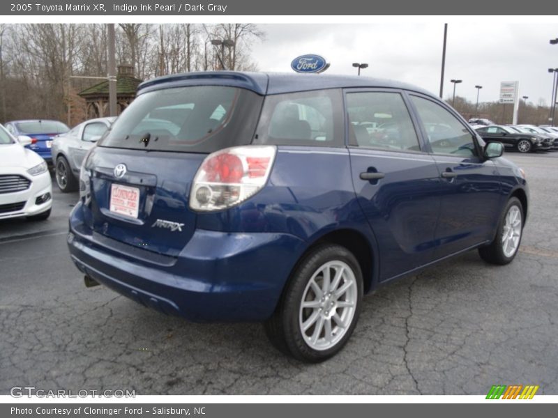 Indigo Ink Pearl / Dark Gray 2005 Toyota Matrix XR