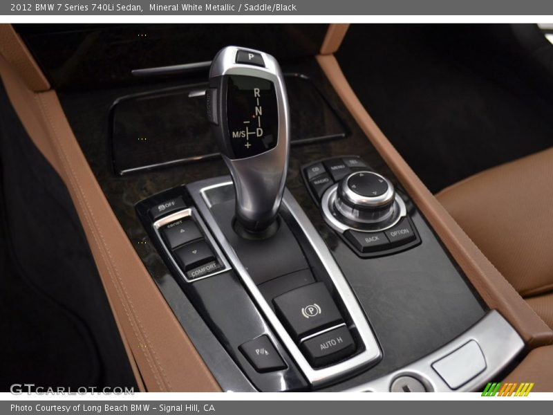 Mineral White Metallic / Saddle/Black 2012 BMW 7 Series 740Li Sedan