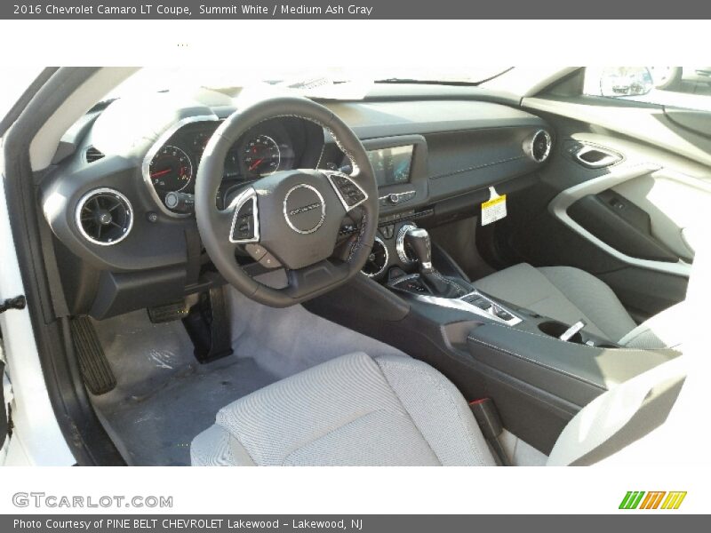 Medium Ash Gray Interior - 2016 Camaro LT Coupe 