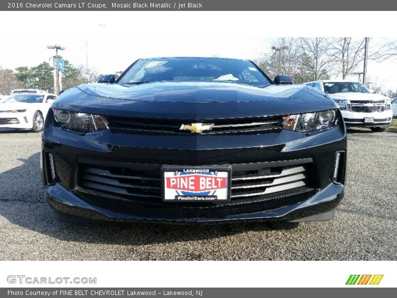 Mosaic Black Metallic / Jet Black 2016 Chevrolet Camaro LT Coupe