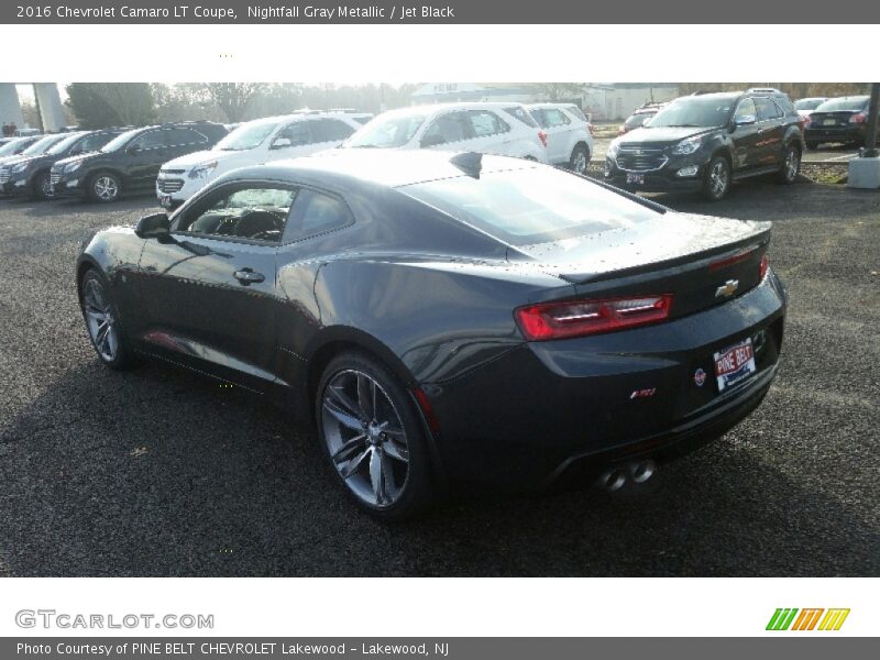 Nightfall Gray Metallic / Jet Black 2016 Chevrolet Camaro LT Coupe