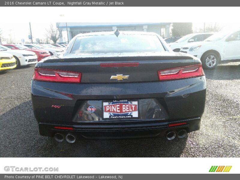 Nightfall Gray Metallic / Jet Black 2016 Chevrolet Camaro LT Coupe