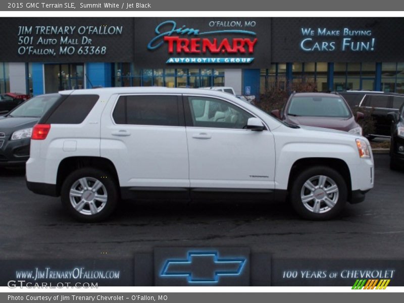 Summit White / Jet Black 2015 GMC Terrain SLE