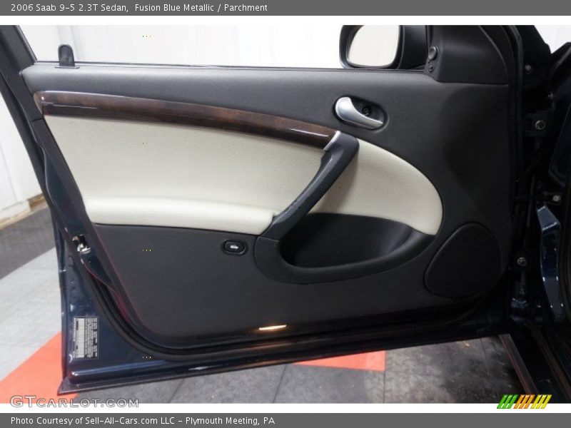 Fusion Blue Metallic / Parchment 2006 Saab 9-5 2.3T Sedan