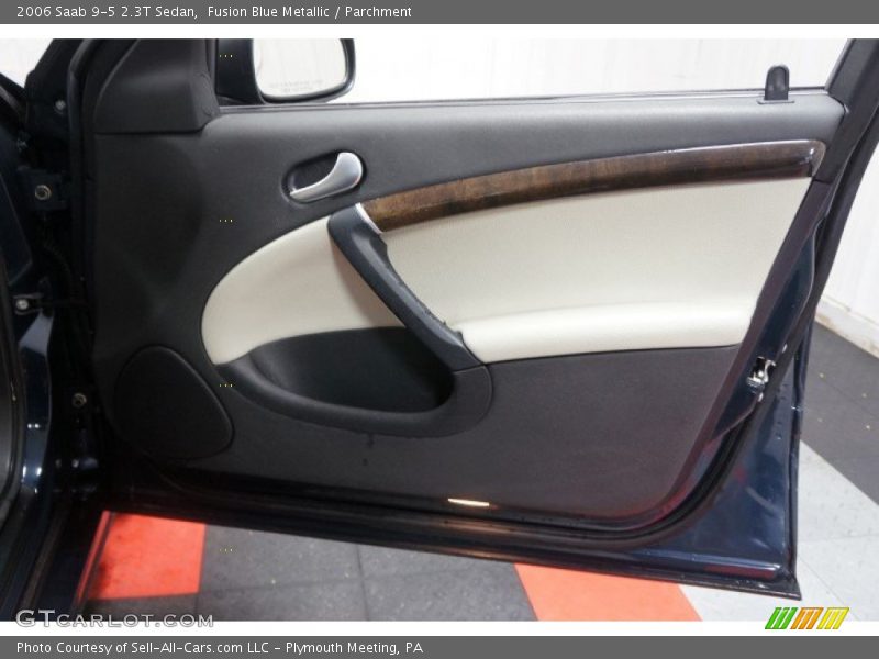 Fusion Blue Metallic / Parchment 2006 Saab 9-5 2.3T Sedan