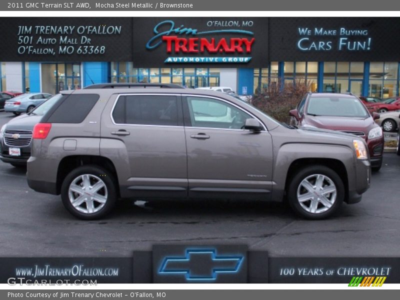 Mocha Steel Metallic / Brownstone 2011 GMC Terrain SLT AWD