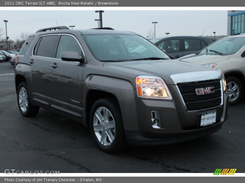 Mocha Steel Metallic / Brownstone 2011 GMC Terrain SLT AWD
