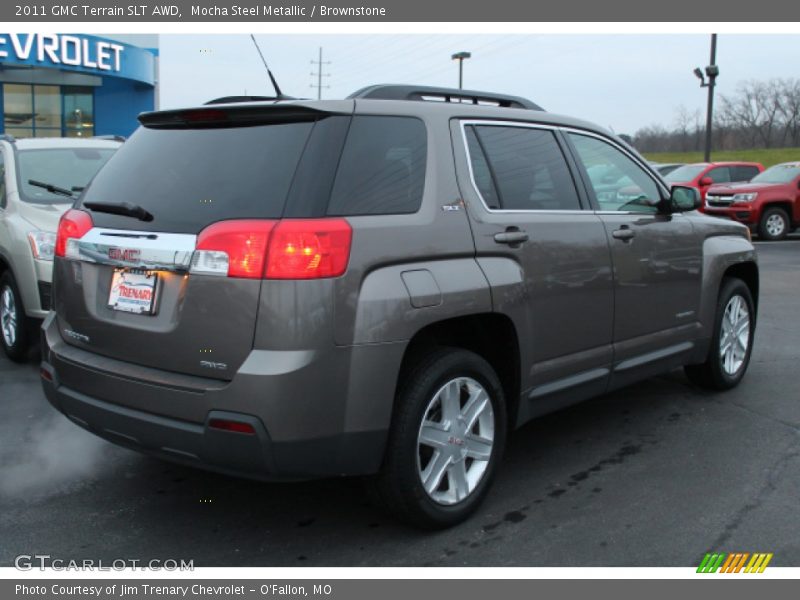 Mocha Steel Metallic / Brownstone 2011 GMC Terrain SLT AWD