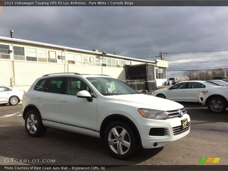 Pure White / Cornsilk Beige 2013 Volkswagen Touareg VR6 FSI Lux 4XMotion