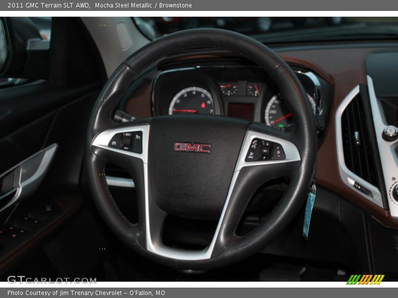 Mocha Steel Metallic / Brownstone 2011 GMC Terrain SLT AWD