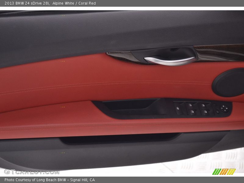 Alpine White / Coral Red 2013 BMW Z4 sDrive 28i