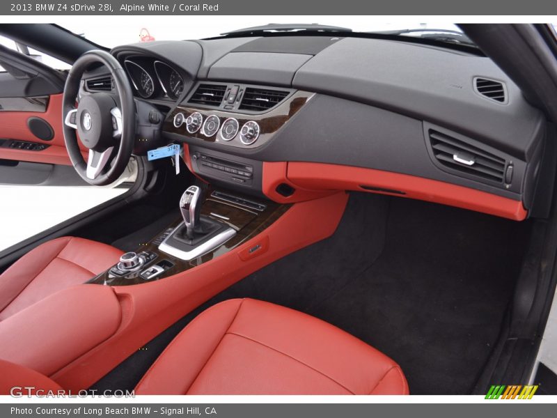Alpine White / Coral Red 2013 BMW Z4 sDrive 28i
