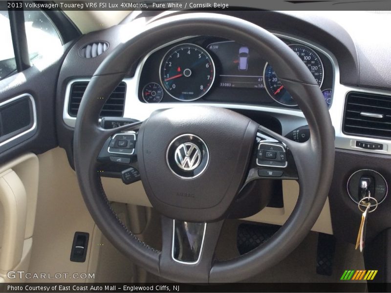 Pure White / Cornsilk Beige 2013 Volkswagen Touareg VR6 FSI Lux 4XMotion
