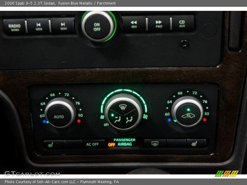Fusion Blue Metallic / Parchment 2006 Saab 9-5 2.3T Sedan