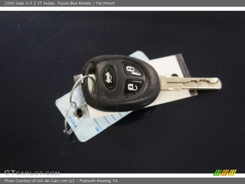 Fusion Blue Metallic / Parchment 2006 Saab 9-5 2.3T Sedan