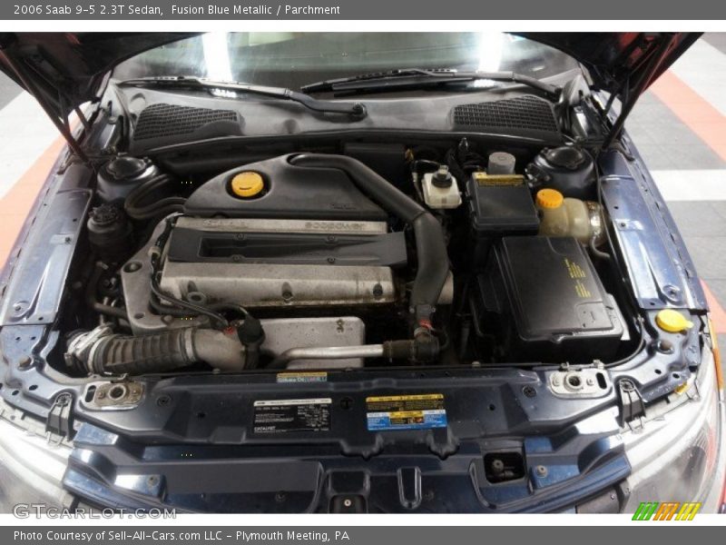 Fusion Blue Metallic / Parchment 2006 Saab 9-5 2.3T Sedan