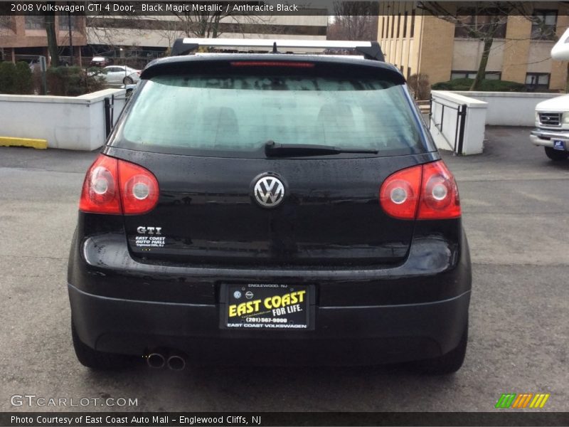 Black Magic Metallic / Anthracite Black 2008 Volkswagen GTI 4 Door