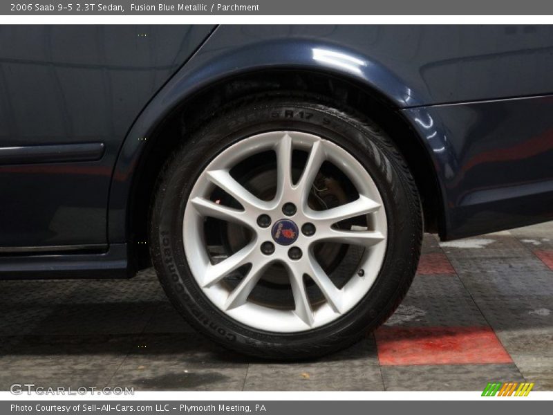 Fusion Blue Metallic / Parchment 2006 Saab 9-5 2.3T Sedan