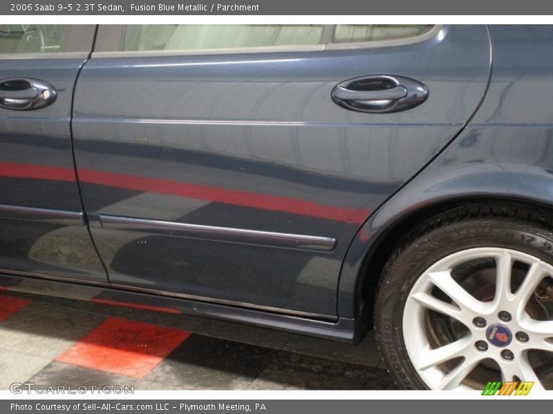 Fusion Blue Metallic / Parchment 2006 Saab 9-5 2.3T Sedan