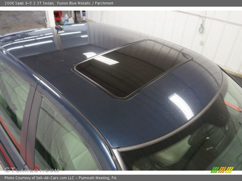 Fusion Blue Metallic / Parchment 2006 Saab 9-5 2.3T Sedan