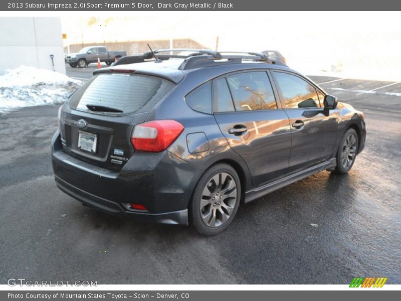 Dark Gray Metallic / Black 2013 Subaru Impreza 2.0i Sport Premium 5 Door