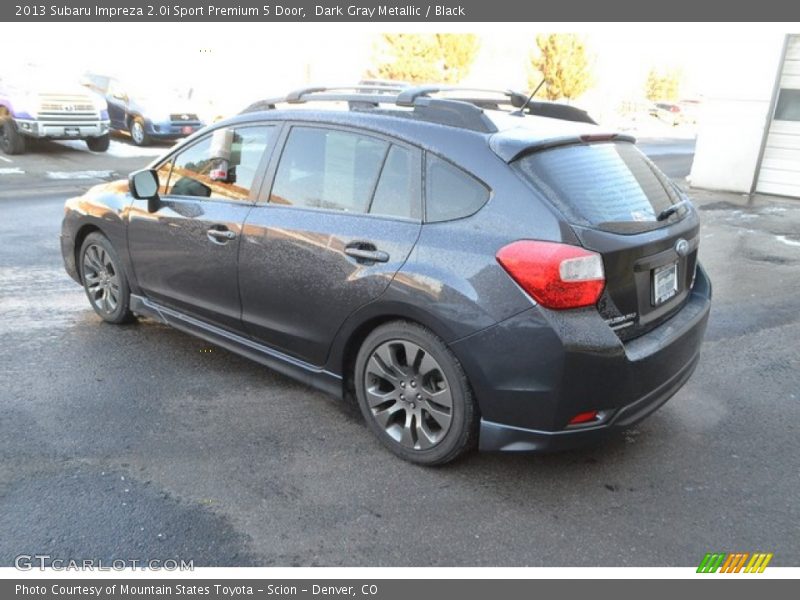 Dark Gray Metallic / Black 2013 Subaru Impreza 2.0i Sport Premium 5 Door