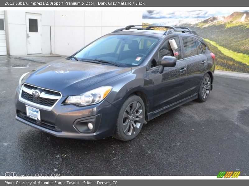 Dark Gray Metallic / Black 2013 Subaru Impreza 2.0i Sport Premium 5 Door